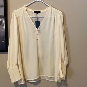 Silky ivory shirt